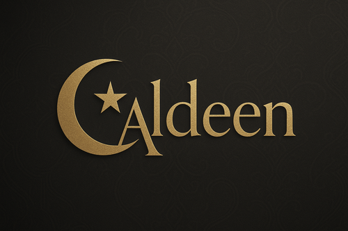 text "Aldeen" med en halvmåne med sjärna i månen